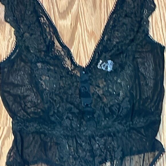 Victoria’s Secret Lingerie, Eras Tour, Reputation, Sexy Black Lace Thong, Small - Picture 2 of 7